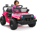 12V Ride on Truck Car with Parent Remote Control - Safe Toddler Truck