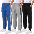 Boys Joggers Fleece Lined Sweatpants 3 Pack - Warm, Pocketed Value