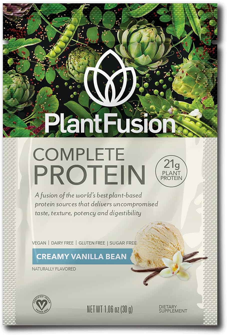 PlantFusion Complete Vegan Protein Powder - Delicious and Clean
