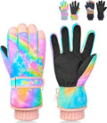 Kids Gloves Winter Snow Gloves for Girls - Waterproof Ski Mittens
