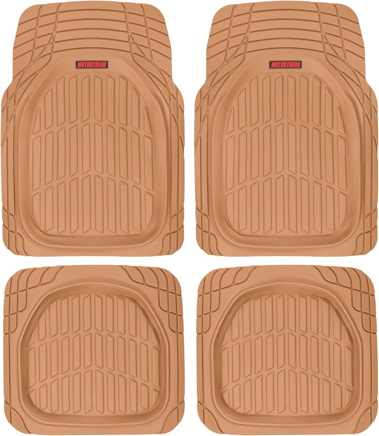 Motor Trend MT-921-BG Flextough Tortoise Heavy Duty Floor Mats