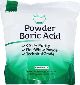 Fine Powder Boric Acid H3BO3 99% - Industrial Grade 5 lb