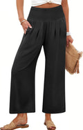 ANRABESS Womens Wide Leg High Waisted Palazzo Pants - Flowy Summer bag