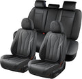 Car Seat Covers Full Set 5-Seater - Waterproof Nappa Leather Fit