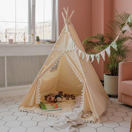 Premium Kids Teepee Tent - Organic Cotton