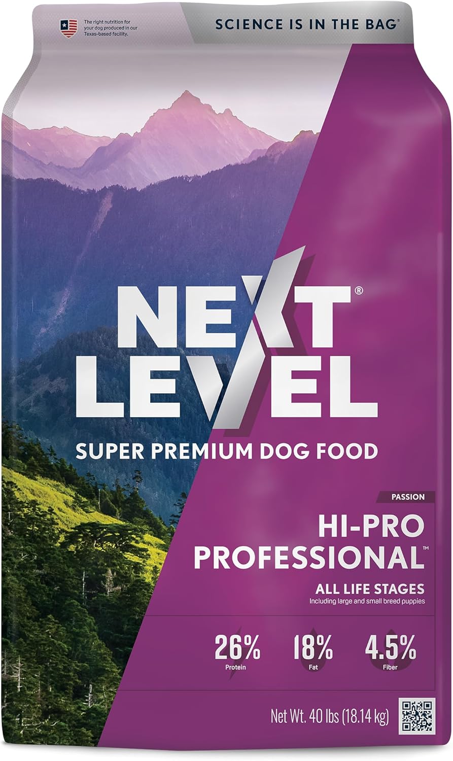 Next Level Super Premium Dog Food for Active Dogs & Puppies