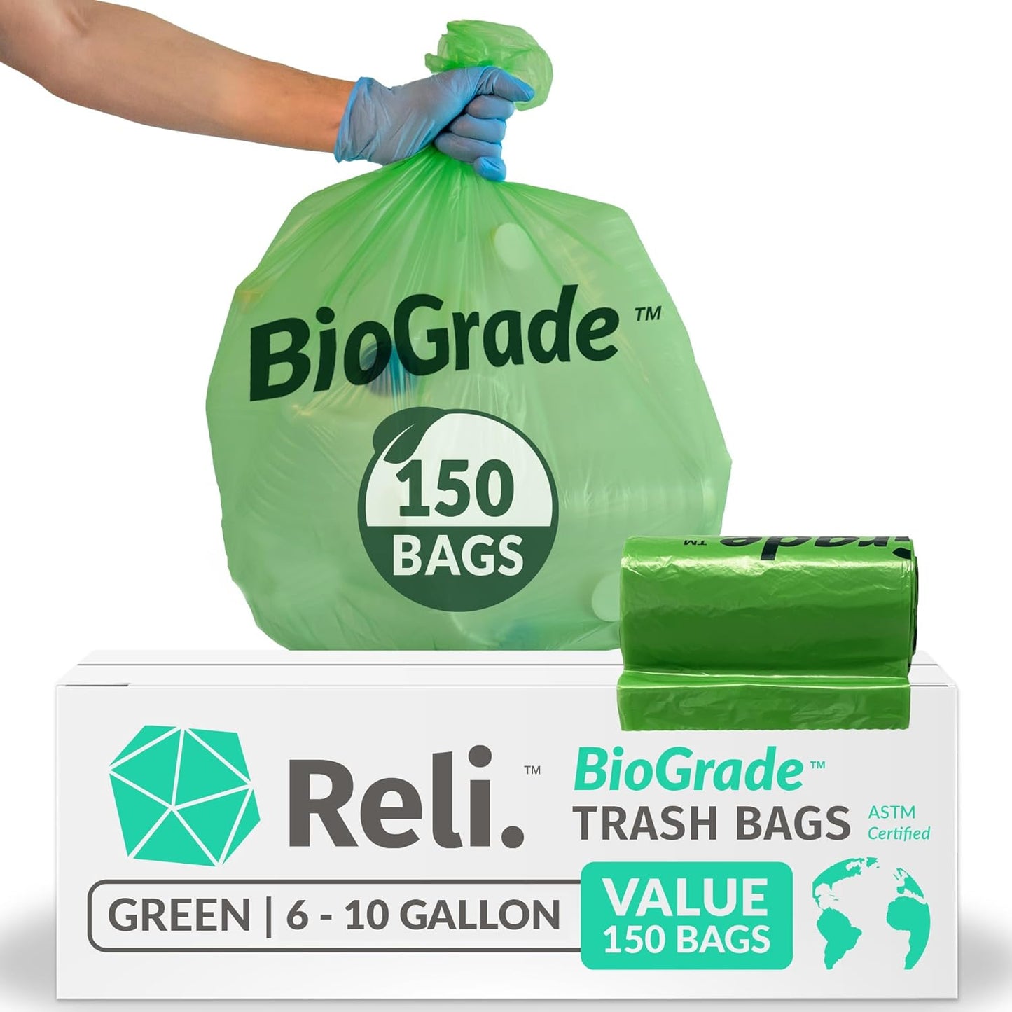 Reli. 150 Eco-Friendly Trash Bags