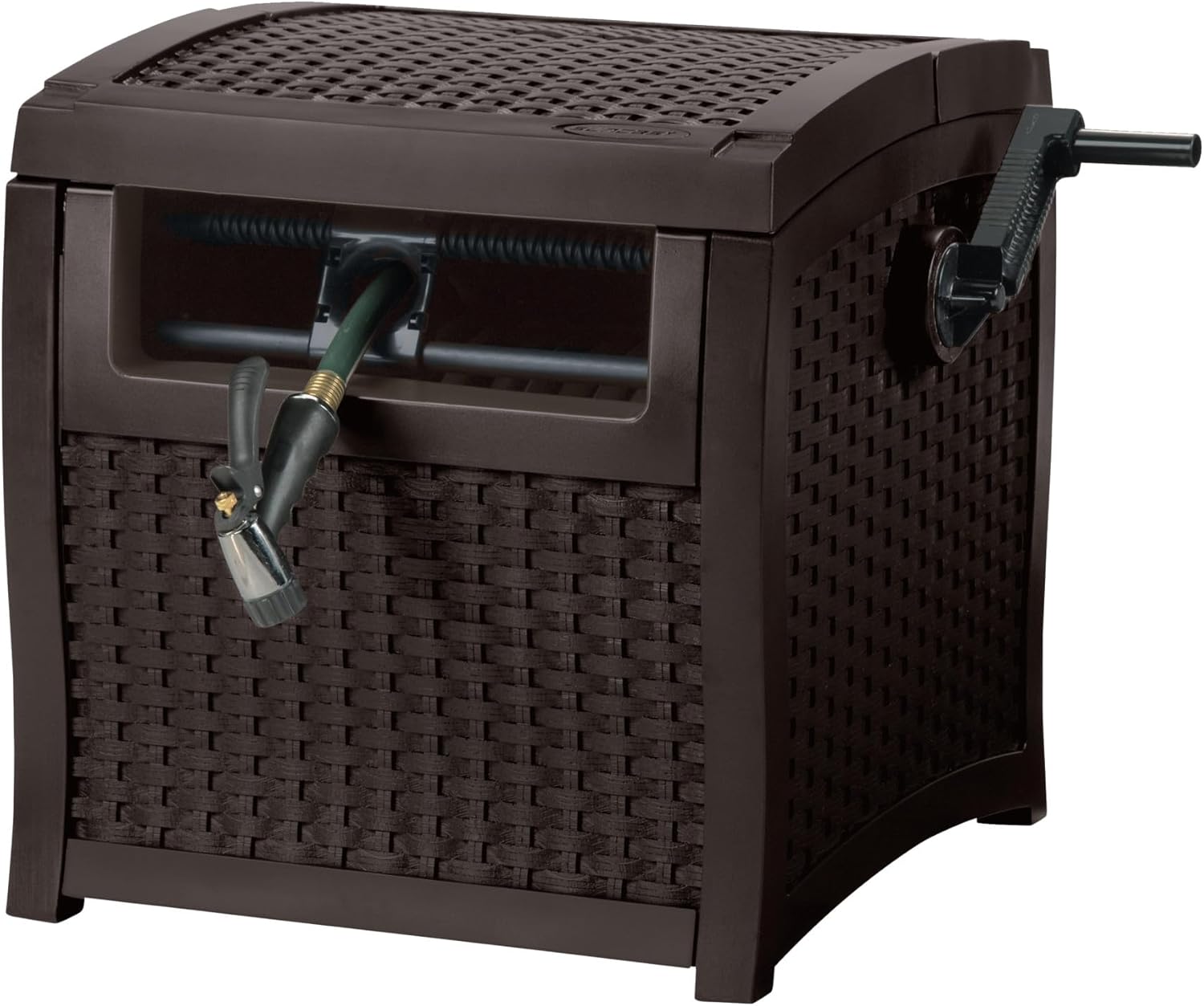 Suncast Hose Reel with Smart Trak Guide and Durable Design