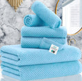 Towels for Bathroom 6-Piece Set - Quick Dry Luxury Cotton