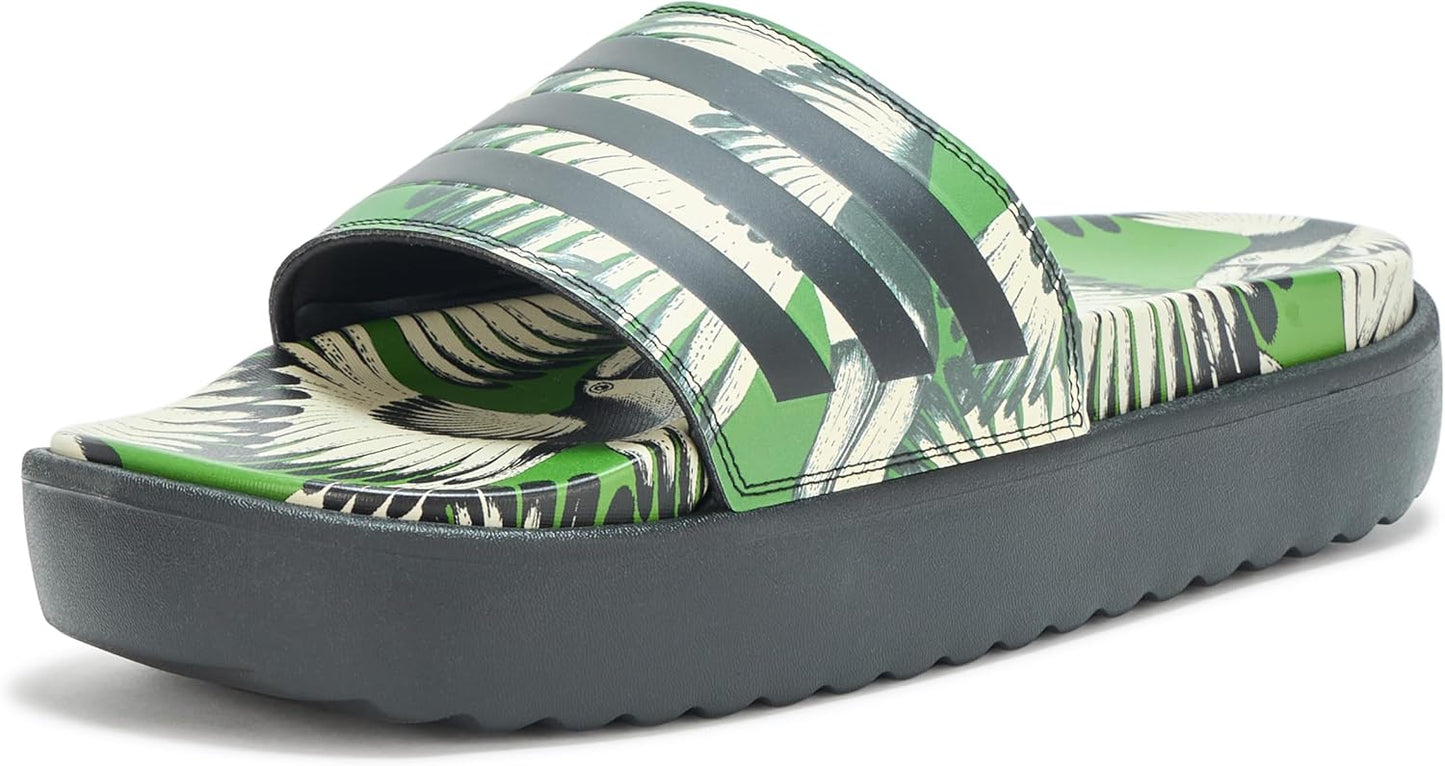 adidas womens Adilette Platform Slides for Elevated Comfort