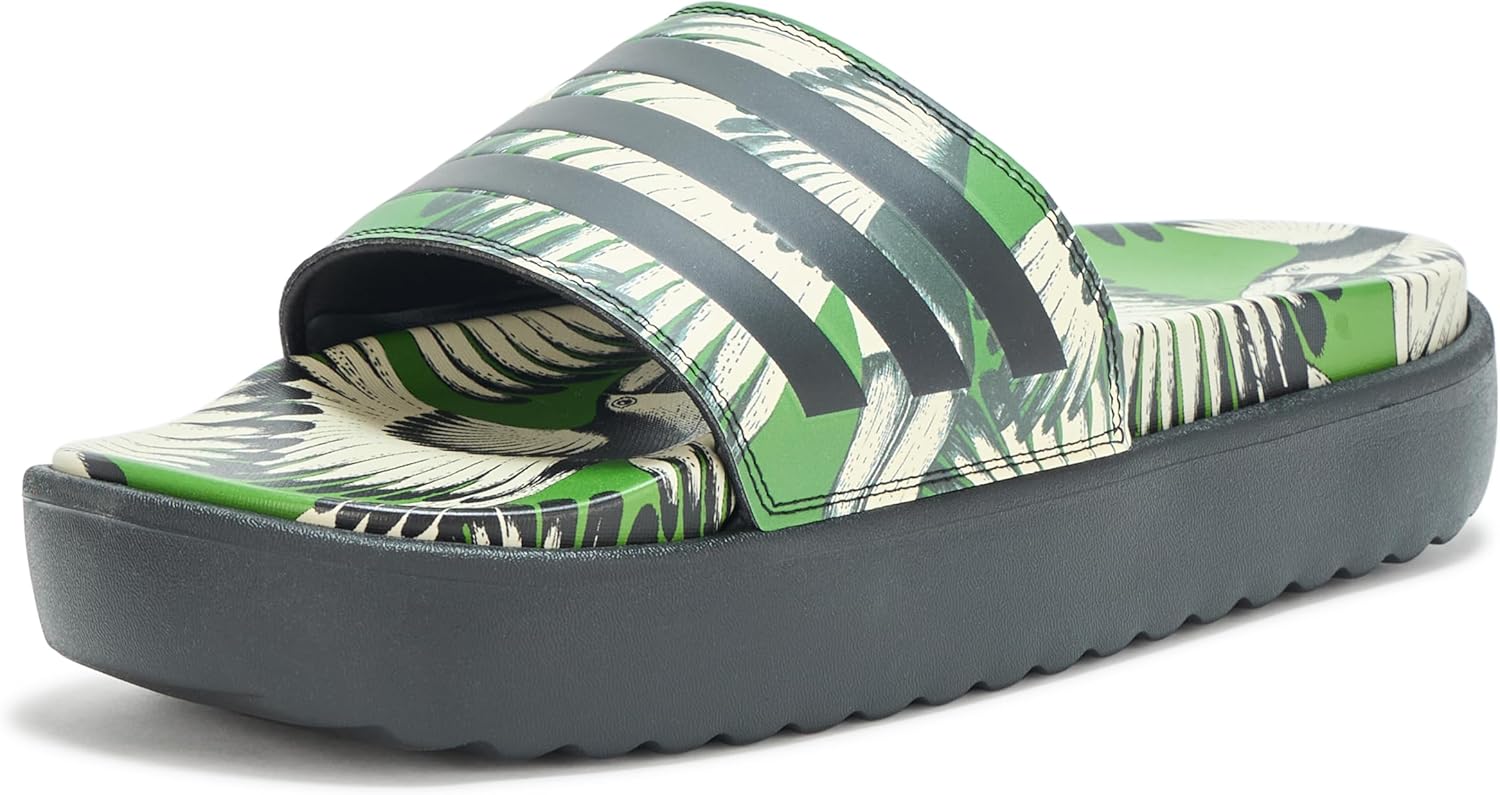 adidas womens Adilette Platform Slides for Elevated Comfort