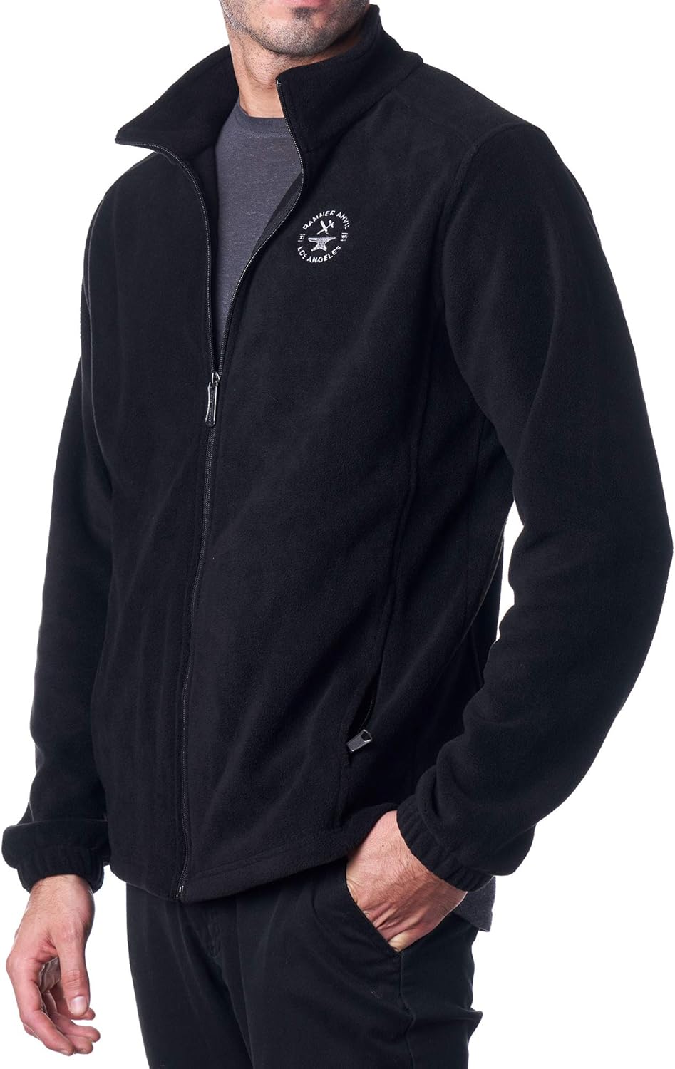 Mens Full Zip Up Warm Polar Fleece Jacket for Comfort and Style