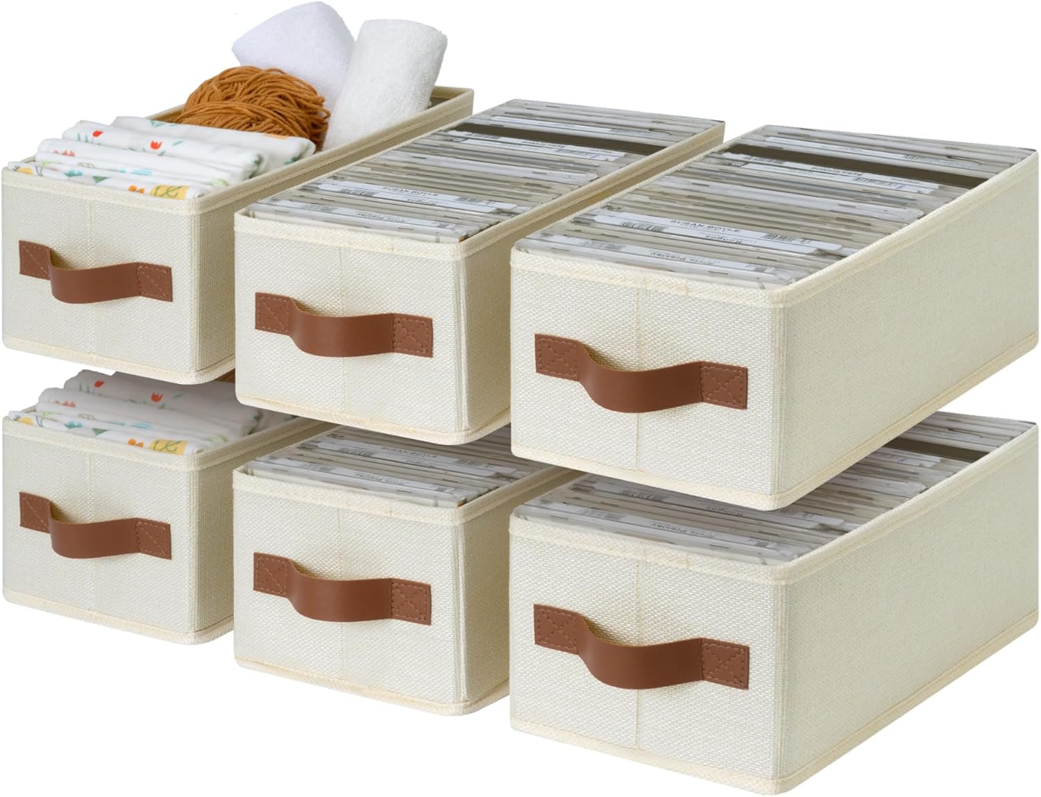 Small Fabric Storage Bins for Organizing Any Space Efficiently