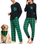 SWOMOG Holiday Matching Pajamas for Couples and Family Joy