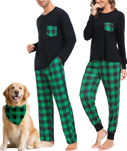 SWOMOG Adult Christmas Pajamas for Couples & Family Fun