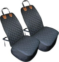 Dog Car Front Seat Covers 2PCS - Waterproof Scratch-Proof Bucket Seat