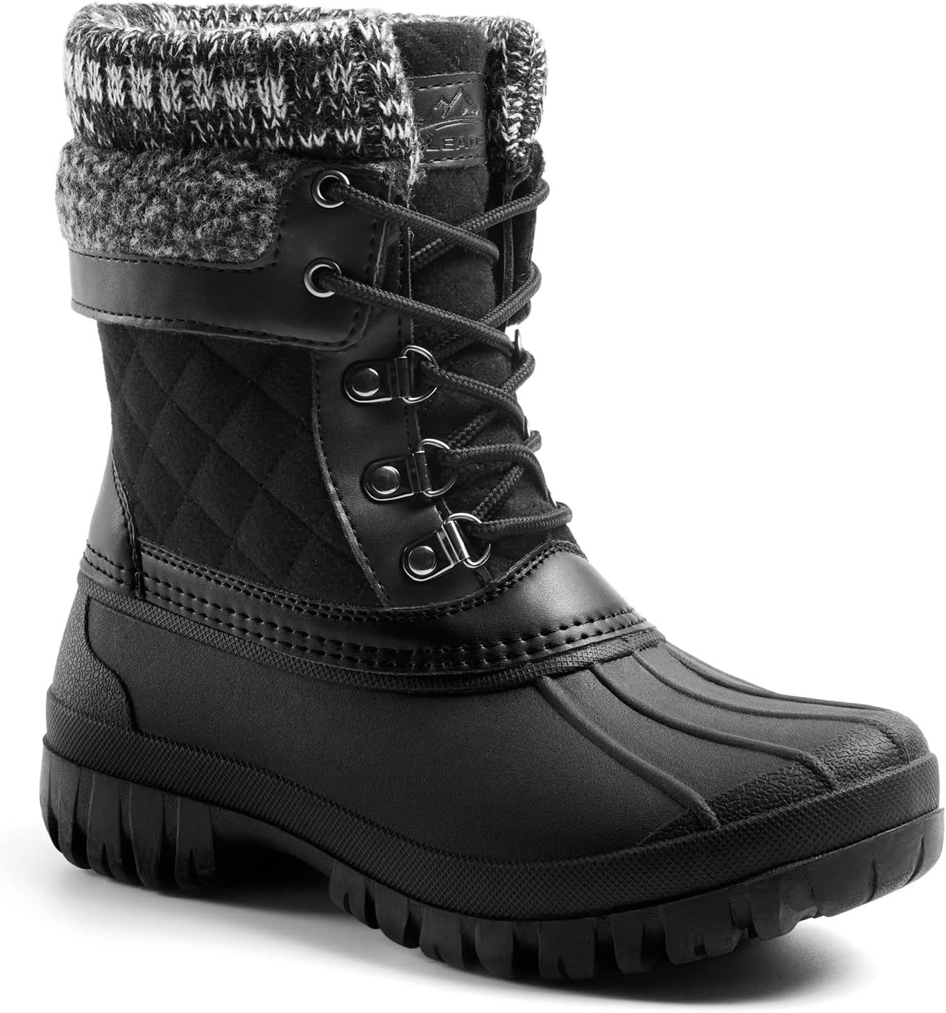 ALEADER Womens Winter Snow Boots: Waterproof Duck Boots for Cold