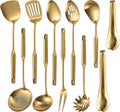 304 Stainless Steel Matte Kitchen Utensils Set 11 Pcs - Durable