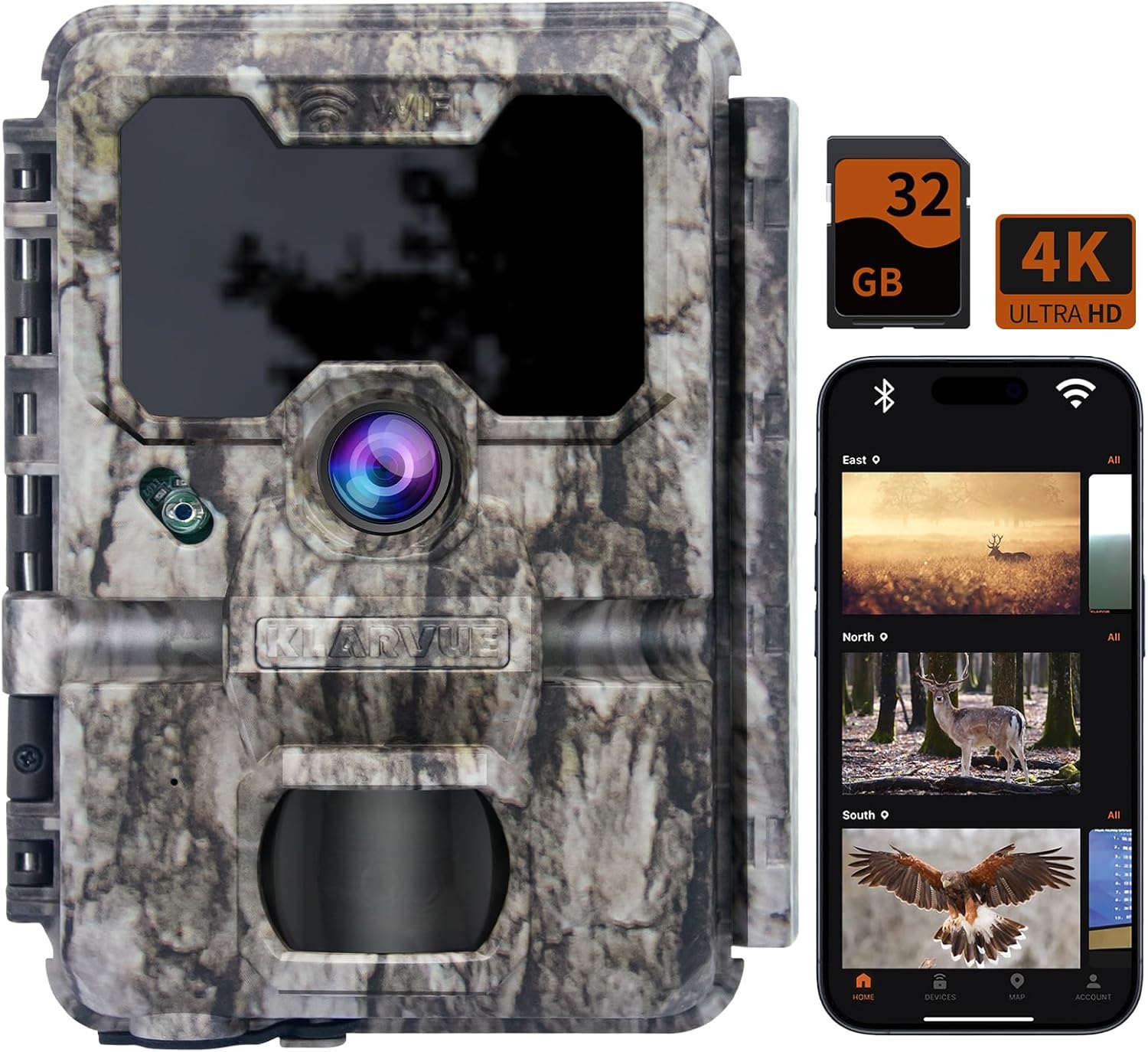 Guardian WiFi Trail Camera: 4K UHD, No Glow Night Vision