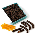 Chocolate Covered Orange Peel Bars - 24 Pc Belgian Dark Truffle Box