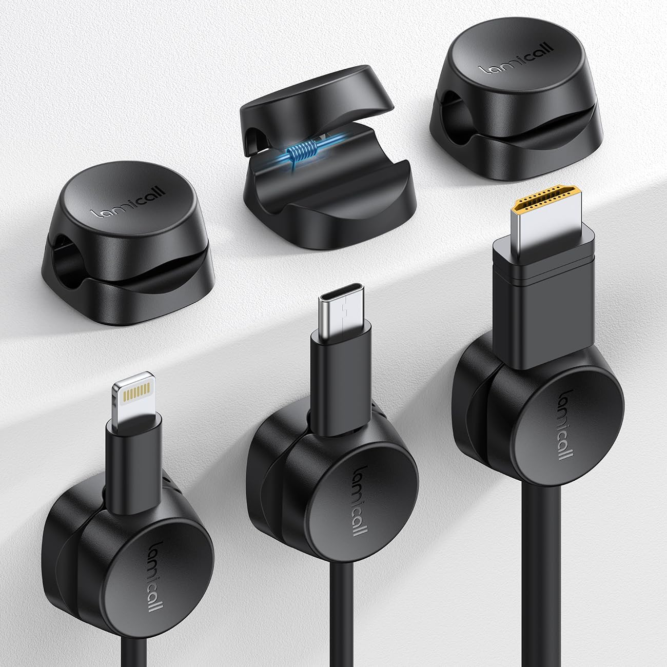 Lamicall Cord Organizer - Tangle-Free Cable Management