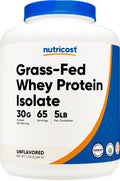 Grass-Fed Whey Protein Isolate Unflavored 5LBS - Clean Protein