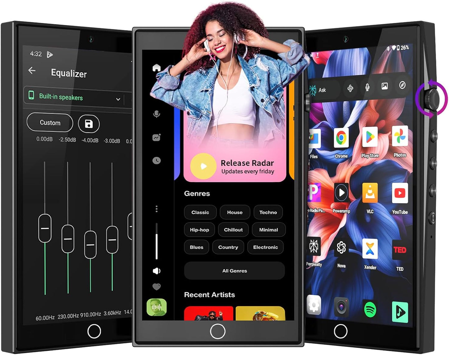 YEOODOP Android 13 Mp3 Player - Ultimate Music Experience