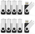 Aiibe 10 Pack 16GB Flash Drives USB 3.0 Thumb Drive - Fast Bulk Pack