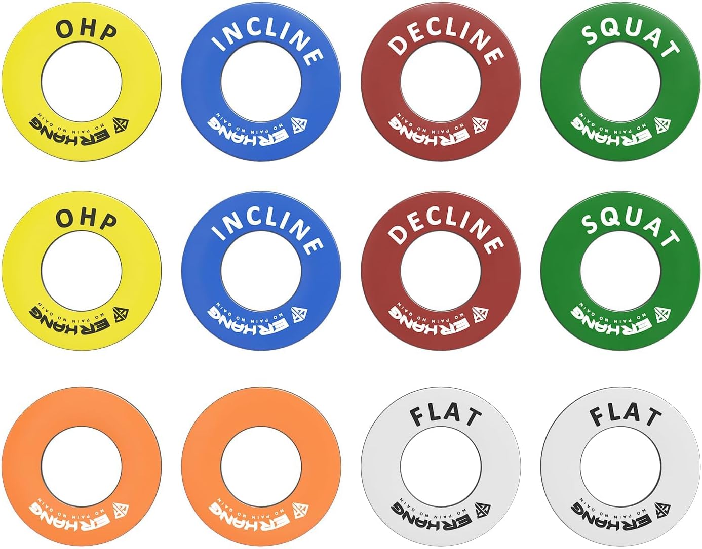 GMWD Magnetic Rack Markers - Organize Your Home Gym!