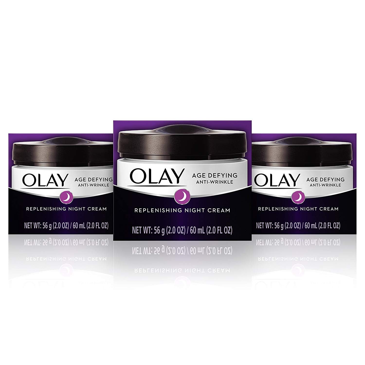 Olay Anti-Wrinkle Night Cream Trio