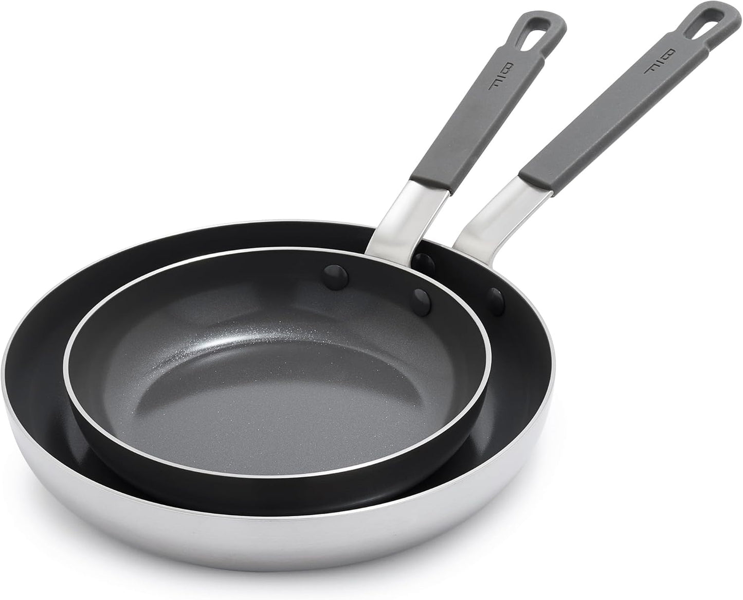 GreenPan x Bobby Flay Stainless Steel Frying Pan Skillet Set