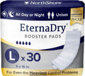 NorthShore EternaDry Booster Pads Large Pack/30 - Overnight Protection