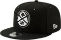 New Era 9FIFTY Black White Snapback Cap - One Size Fits Most