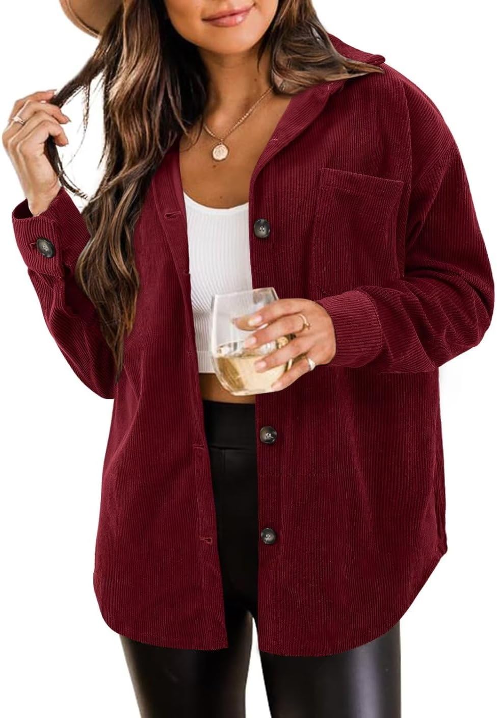 ZOLUCKY Womens Shackets Jacket Plus Size for Every Occasion