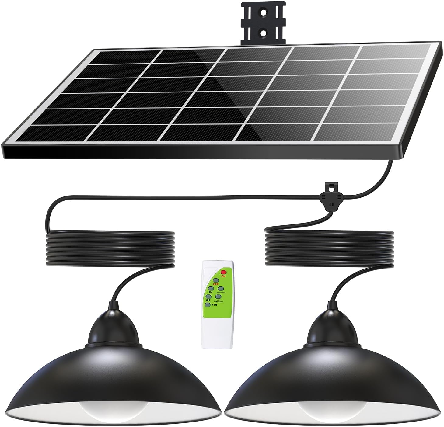 Solar Pendant Lights with Remote for Outdoor Use - Weatherproof