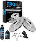TRQ Front Brake Pad & Rotor Kit Compatible with Nissan Juke and Sentra
