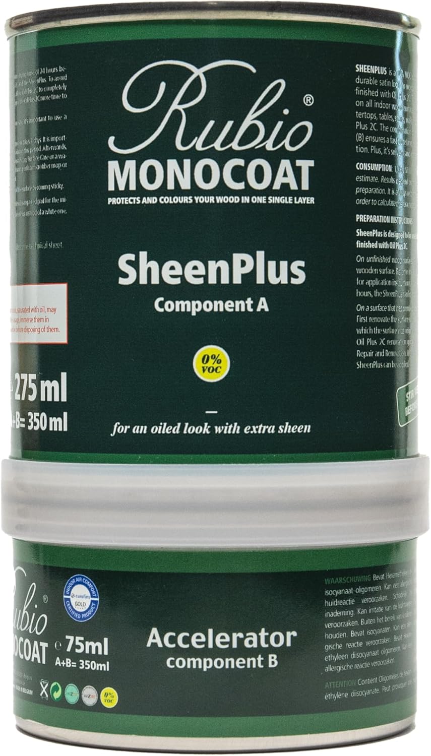 Rubio Monocoat SheenPlus Satin Look Enhancer for Wood Surfaces