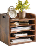 YMYNY Desktop File Organizer - 5 Tier Paper Holder for Stylish Organization