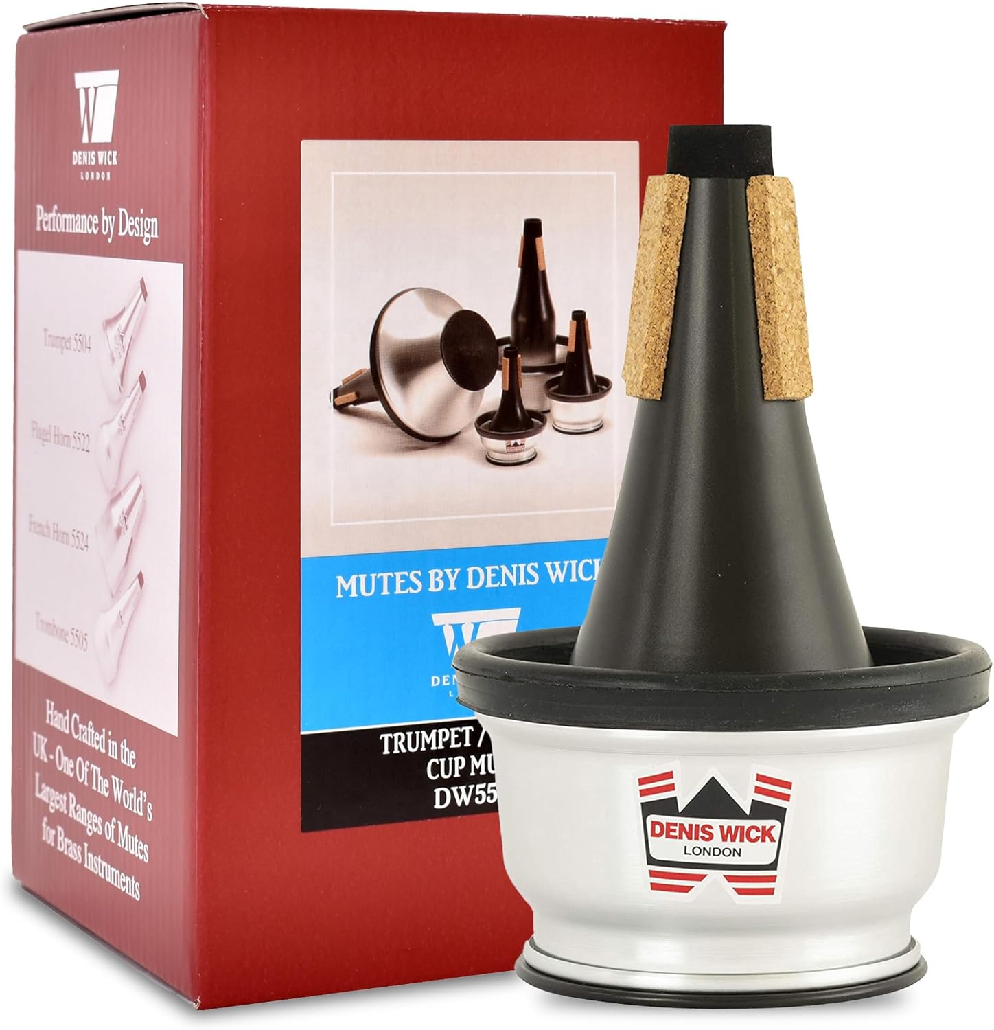 Denis Wick Adjustable Cup Mute for Trumpet or Cornet - Perfect Sound
