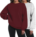 Womens Oversized Sweatshirts Hoodies 2 Pack - Cozy Everyday Layering