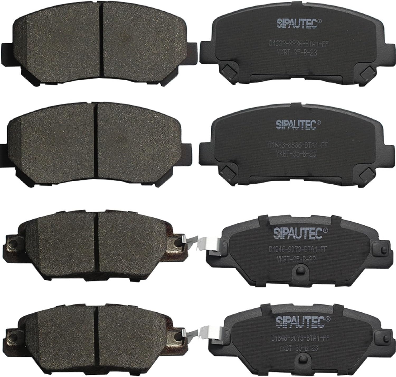 SIPAUTEC Ceramic Disc Brake Pads for 2016-2021 Mazda CX-5