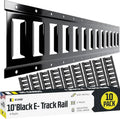 Ten 10-ft E Track Tie-Down Rail Pack - Heavy-Duty Cargo Rails