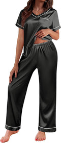 Soft Satin Sleepwear Set for Women by Ekouaer for Relaxation