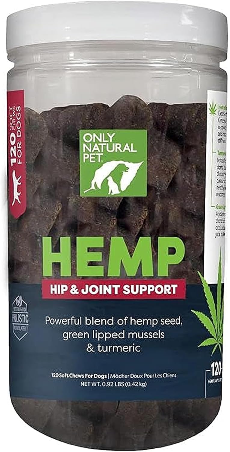 Hemp Hip & Joint Support for Dogs - Natural Mobility Chews