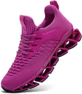 Women's Slip-On Blade Running Shoes - Comfortable Knit Fashion