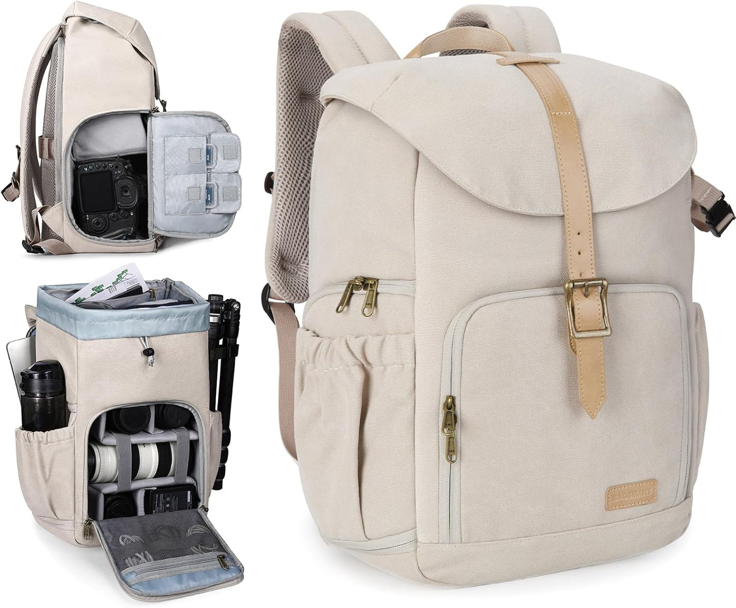 Waterproof Camera Backpack with Laptop Compartment