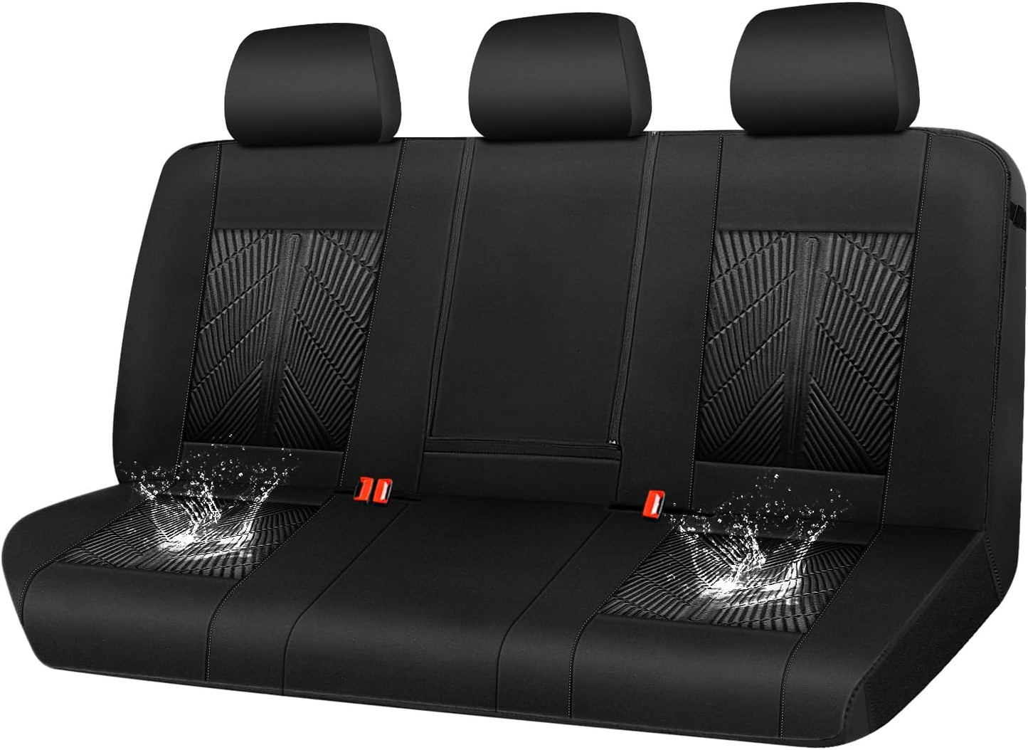 CAR PASS 3D Neoprene Back Seat Cover for All Vehicles