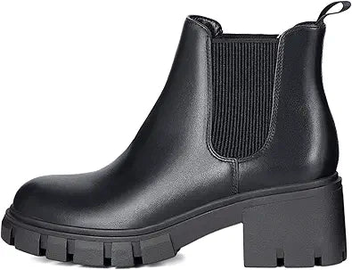 Rihero Women's Chelsea Ankle Boots with Chunky Heel Design