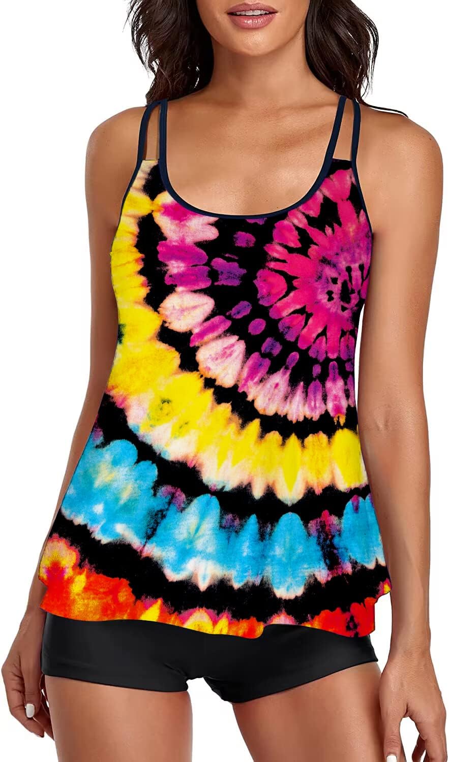 B2prity Tankini Swimsuits for Women with Tummy Control Design