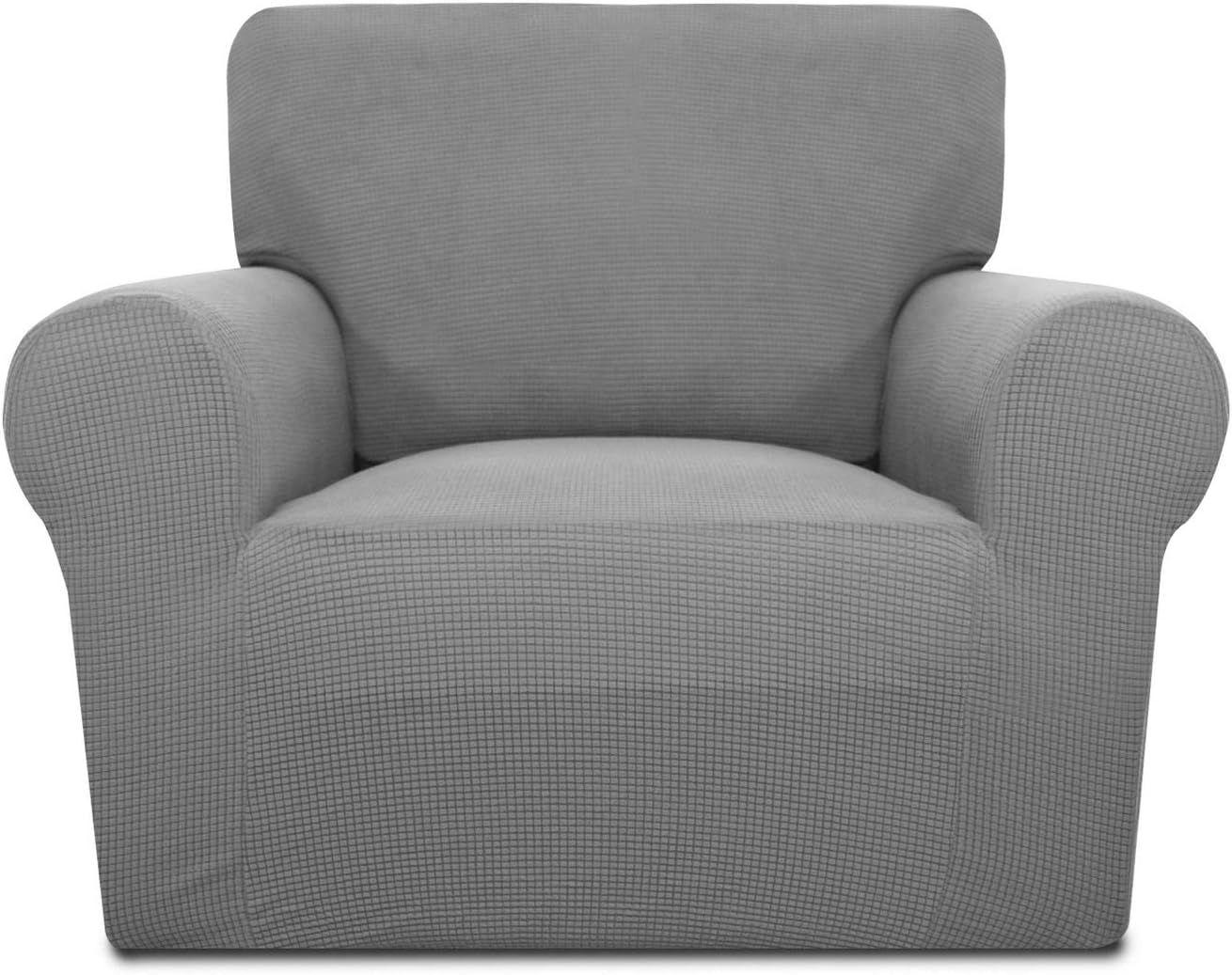 PureFit Stretch Chair Sofa Slipcover for Kids, Light Gray
